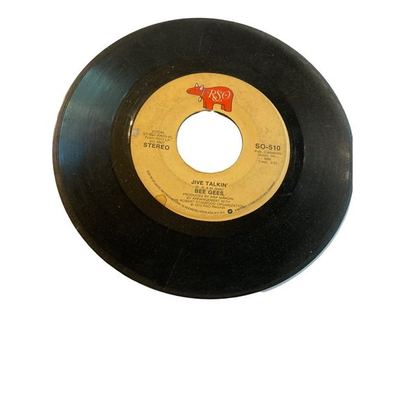 Vintage 7” vinyl record 45 RPM Bee Gees wind of change jive talkin' - Picture 1 of 5
